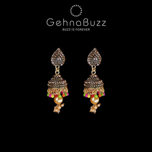 GehnaBuzz  Ethnic Traditional Bareily Ki Jhumki