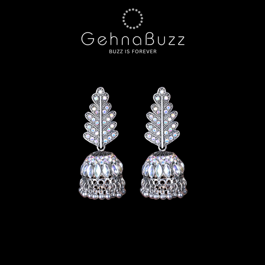 GehnaBuzz Ethnic Snowflake  Traditional Jhumki