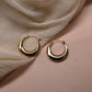 GehnaBuzz Ultimate Vintage Circular Hoop Earrings