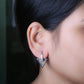 GehnaBuzz Triangular Loop in Hoop Earrings