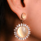 GehnaBuzz Enchante Opal French Style Earring