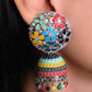 GehnaBuzz Multi-Coloured Dome Jhumki