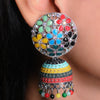 GehnaBuzz Multi-Coloured Dome Jhumki