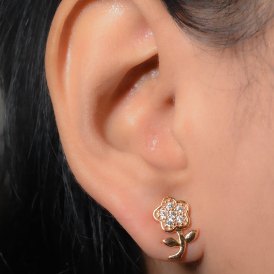 GehnaBuzz Feel Good Flower Earring