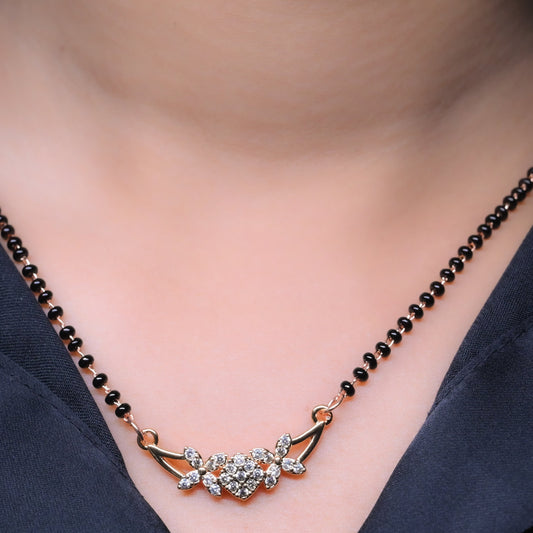 GehnaBuzz Magical Floral Mangalsutra