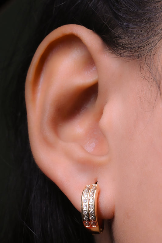 GehnaBuzz Luxury Hoop Style Earring