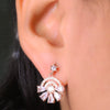 GehnaBuzz Pastel Paradise Rose Gold Earring