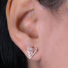 GehnaBuzz Captivating Triangle Cut Earring