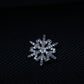 GehnaBuzz Crystal Snowflakes Earring