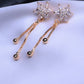 GehnaBuzz Sparkling White Crystal Earrings