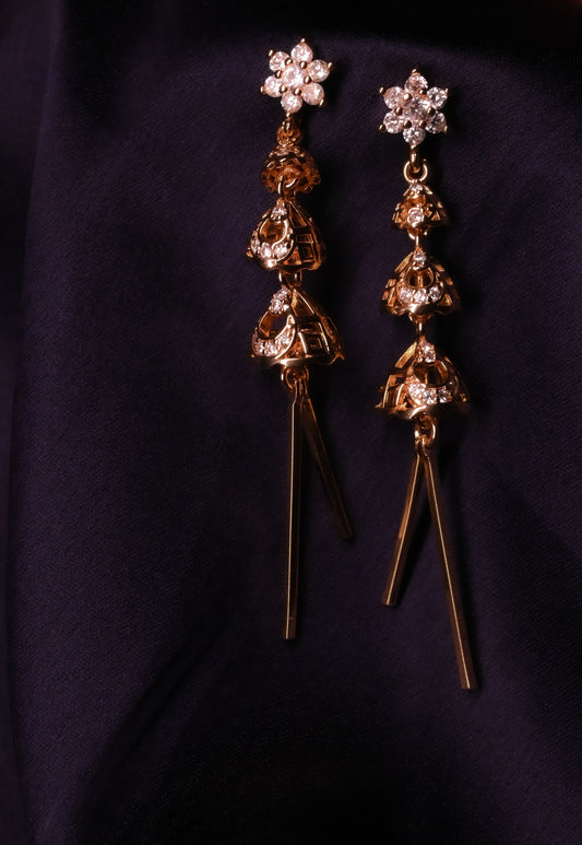 GehnaBuzz Delicate Flattering Long Earring