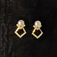 GehnaBuzz Mesmerizing Designer Pearl Earrings