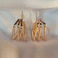 GehnaBuzz Stylish 3 Square Cut Earrings