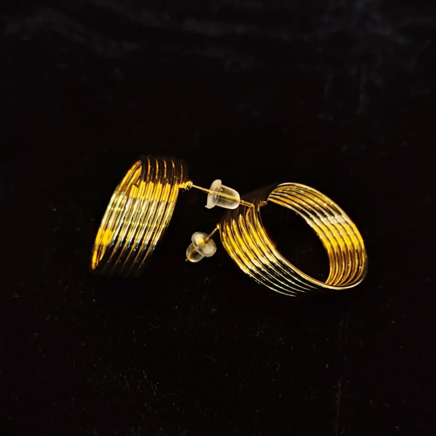 GehnaBuzz Serene Multi Layered Circular Earrings