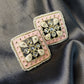 GehnaBuzz Meenakari Work Stylish Pink Earrings