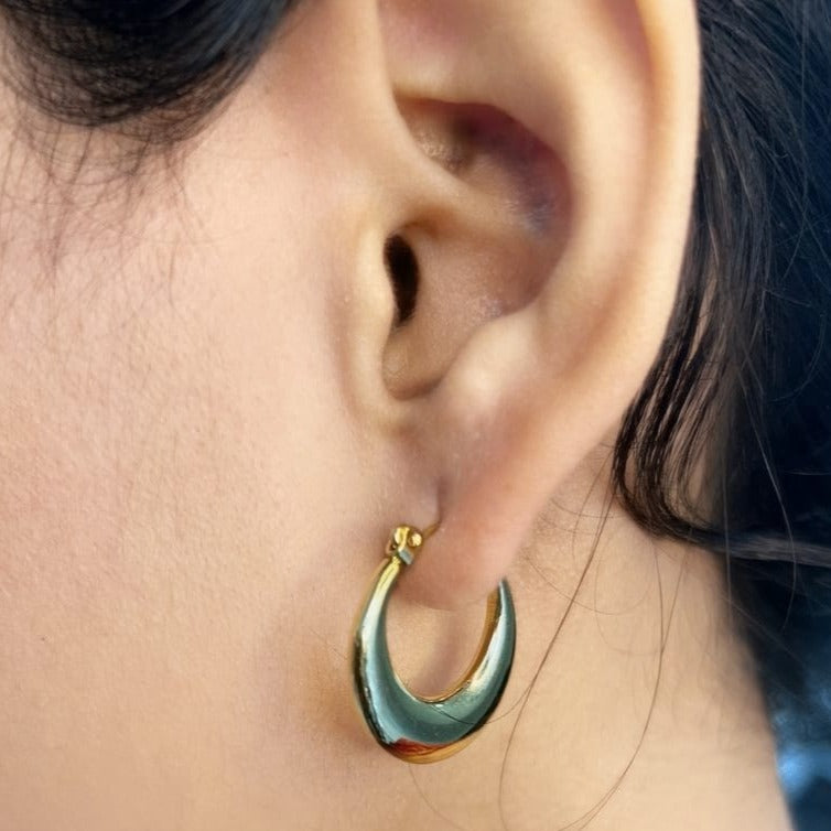 GehnaBuzz Ultimate Vintage Circular Hoop Earrings