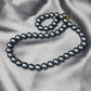 GehnaBuzz Oomph Black Pearl Stone Necklace