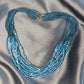 GehnaBuzz Glass Beads Turquoise Necklace