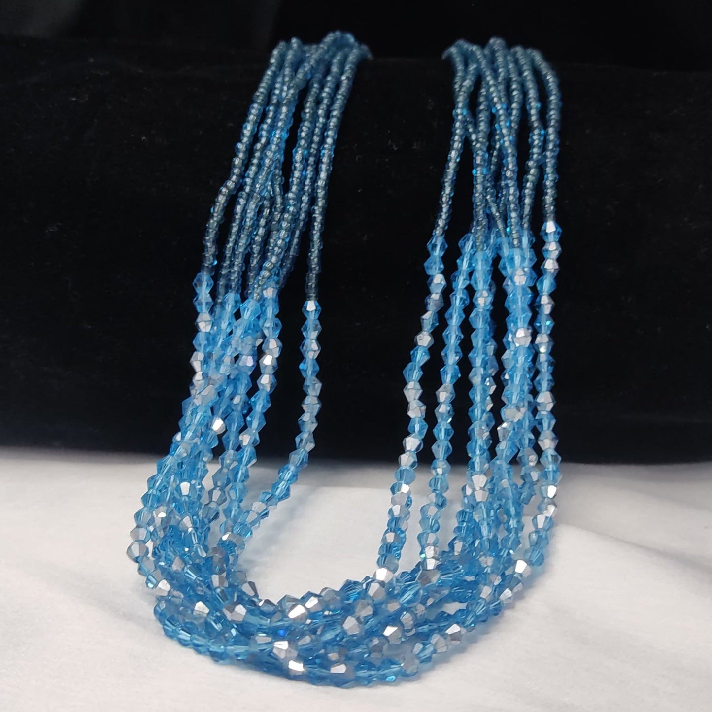 GehnaBuzz Glass Beads Turquoise Necklace