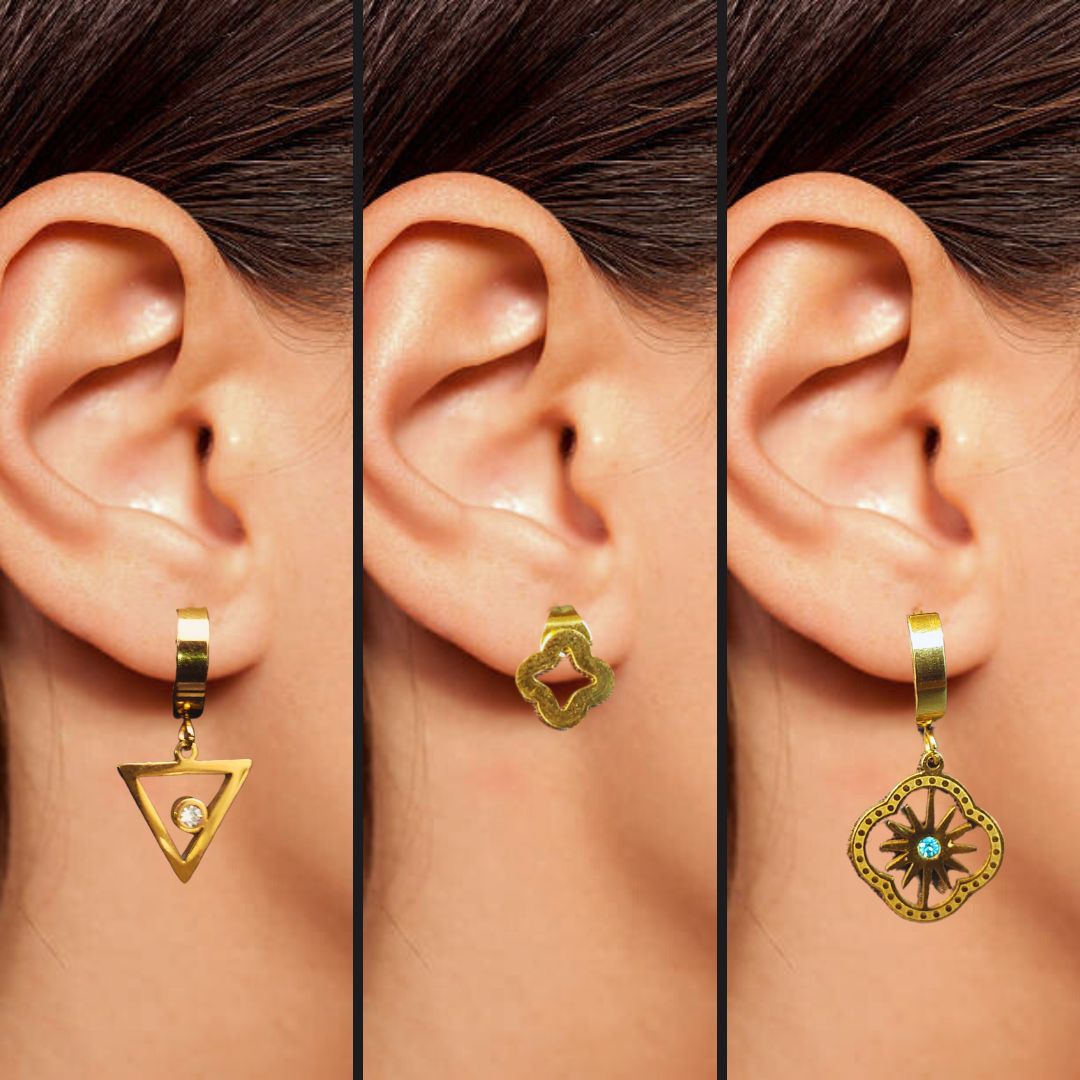 GehnaBuzz Designer COMBO Earrings