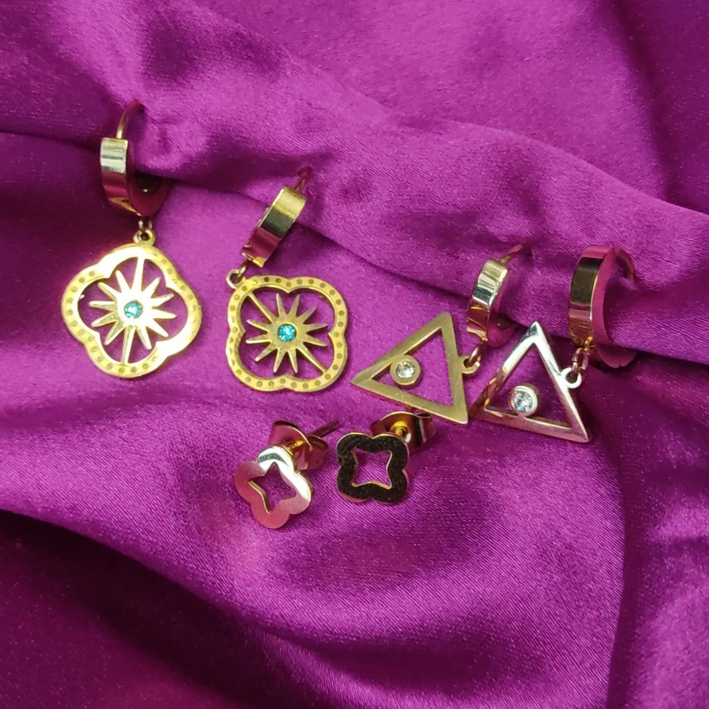 GehnaBuzz Designer COMBO Earrings