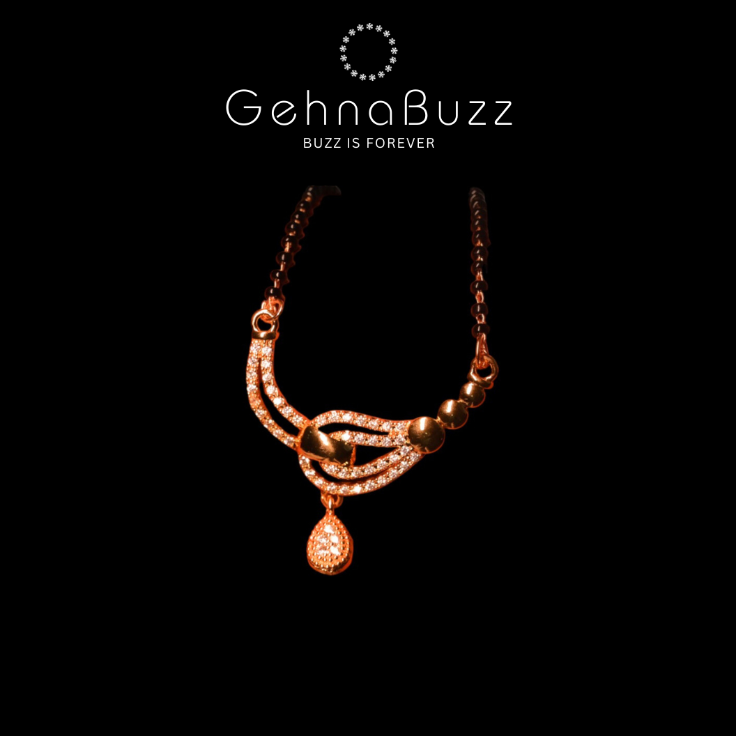 GehnaBuzz Bedazzling Entwined Mangalsutra