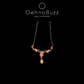 GehnaBuzz Magnificent Crystal Drop Mangalsutra