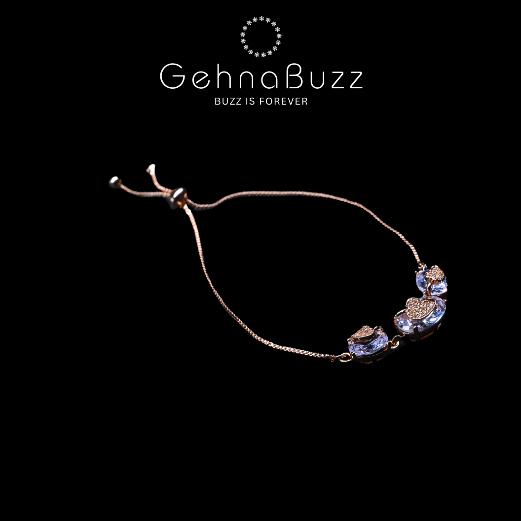 GehnaBuzz Shimmering Stone Bracelet