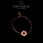 GehnaBuzz Shimmering Circular Heart Shaped Bracelet