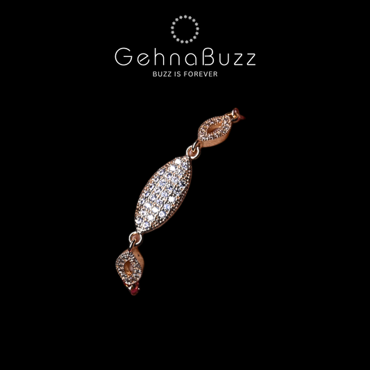 GehnaBuzz Glittering Statement Bracelet