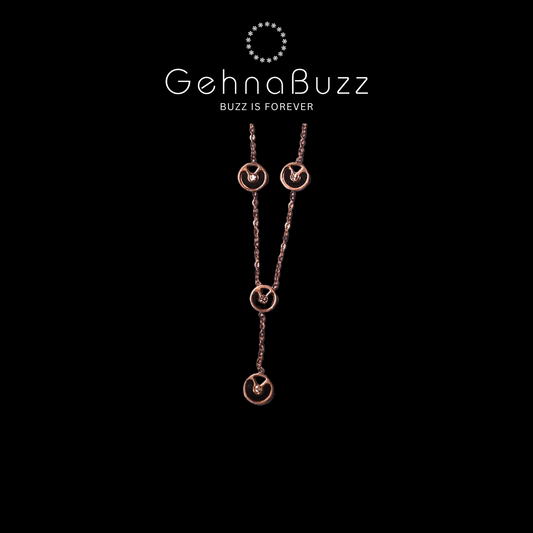 GehnaBuzz Enchanting Black Stone Pendant
