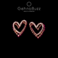 GehnaBuzz Just A Crush Heart Earring