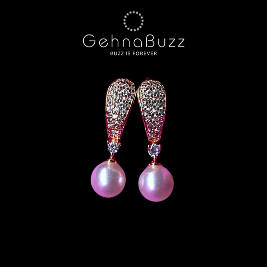 GehnaBuzz Ruban Drop Antique Dangle Earring