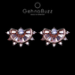 GehnaBuzz Sparkling Semi Circle Wheeler Earring