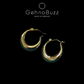 GehnaBuzz Ultimate Vintage Circular Hoop Earrings