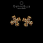 GehnaBuzz Magnificent Folded Petal Earrings