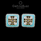 GehnaBuzz Meenakari Work Stylish Blue Earrings