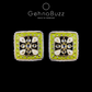 GehnaBuzz Meenakari Work Stylish Green Earrings