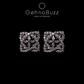 GehnaBuzz Sterling Silver Flower Tops Earring