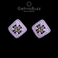 GehnaBuzz Meenakari Work Stylish Pink Earrings