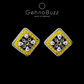 GehnaBuzz Meenakari Work Stylish Yellow Earrings