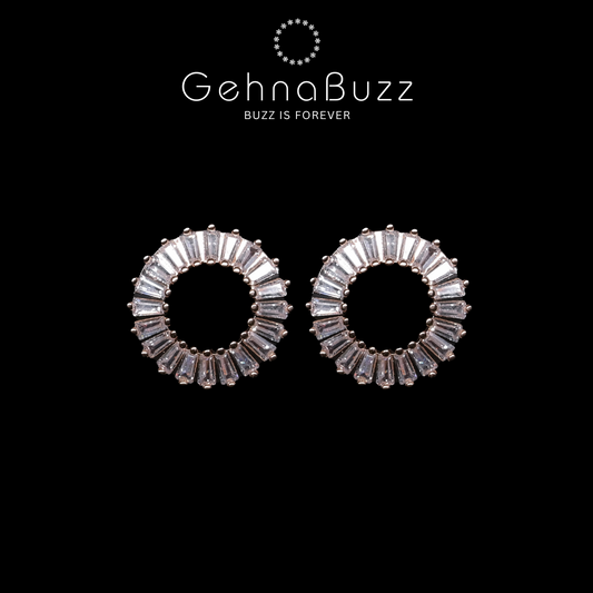 GehnaBuzz Authentic Pandora Circle Earring