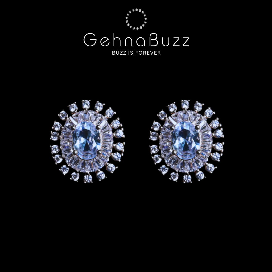 GehnaBuzz Heritage Silver Antique Earring