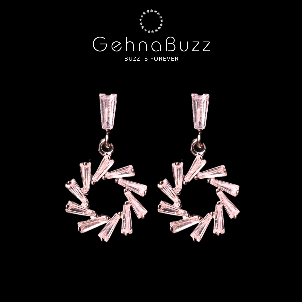 GehnaBuzz Stylish Sunflower Statement Earring