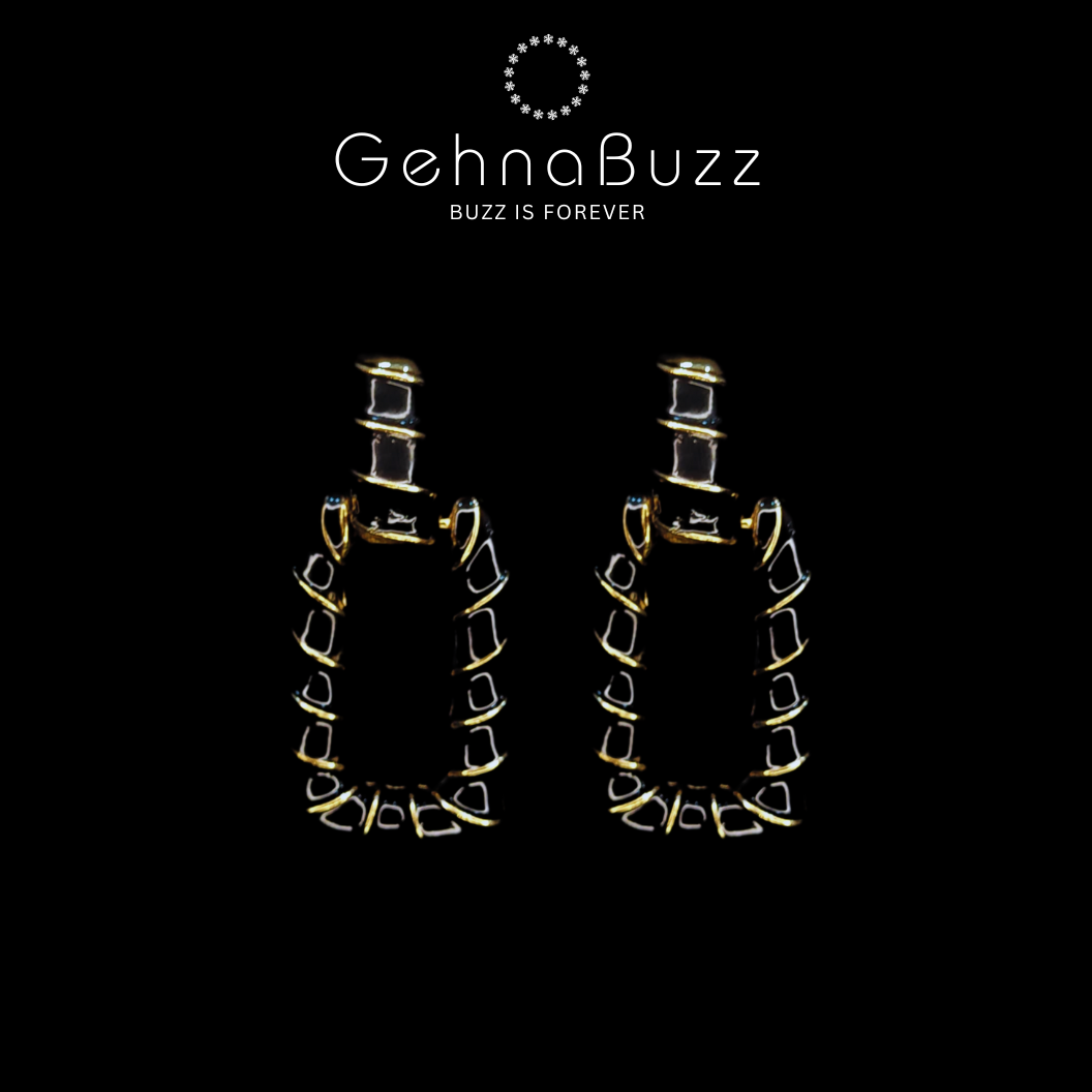 GehnaBuzz Dazzling Party Hanging Earrings