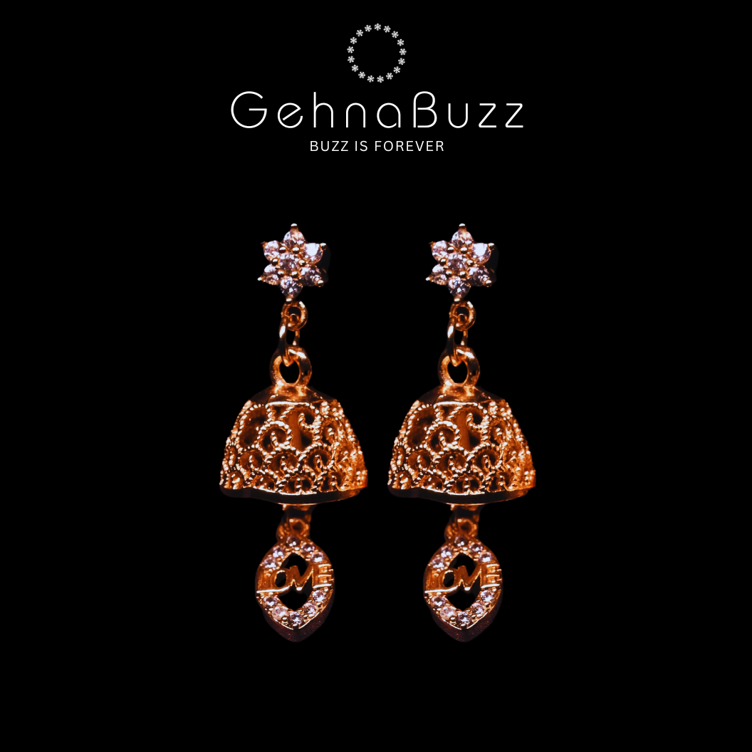 GehnaBuzz Eye Catching Traditional Love Earring