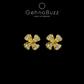 GehnaBuzz Designer Four Petal Earrings