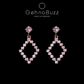 GehnaBuzz Sparkling Snowflakes Dangle Earring