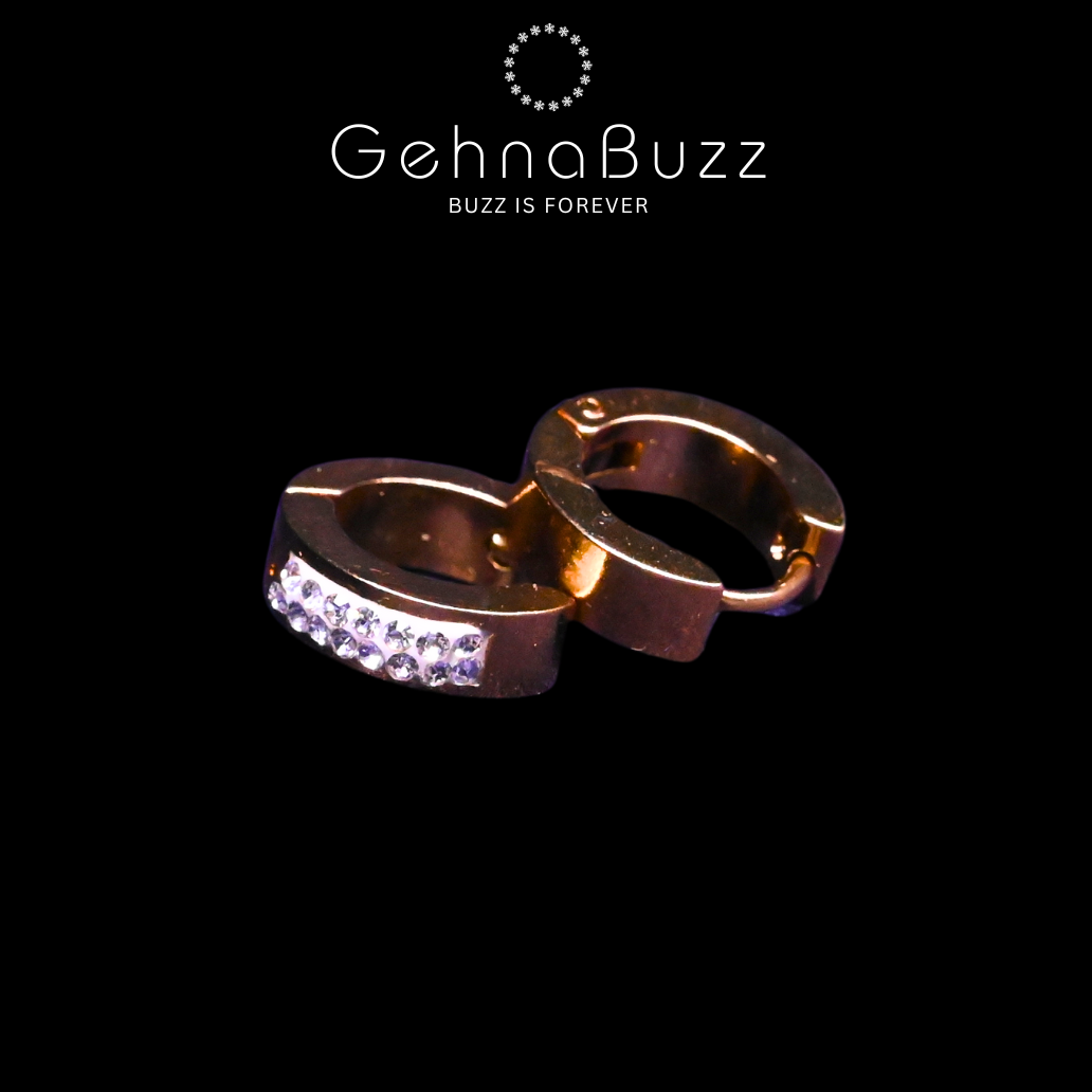 GehnaBuzz Vintage Double Row Style Earring