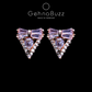 GehnaBuzz Captivating Triangle Cut Earring